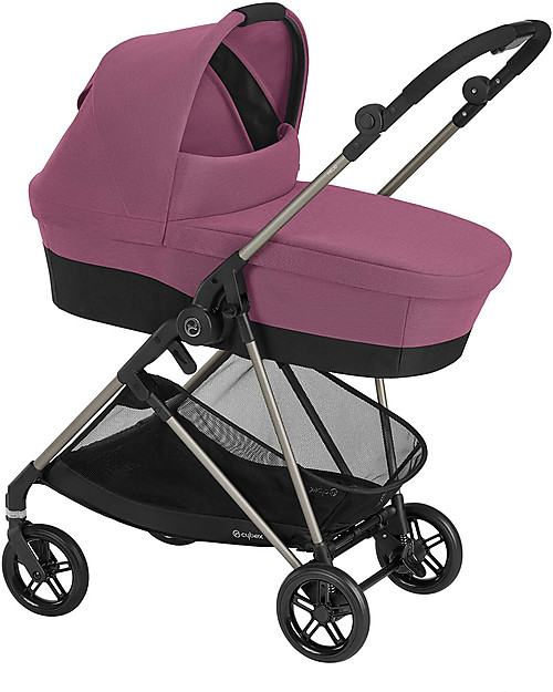 Cybex Navicella Melio - Magnolia  Pink - Comodità Urbana Carrozzine e Navicelle