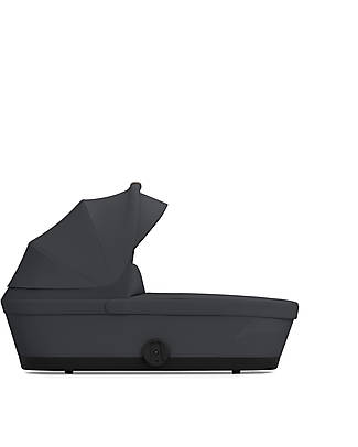 Cybex Navicella Melio - Monument Grey - Comoda e Facile da Trasportare Carrozzine e Navicelle
