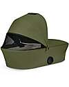 Cybex Navicella Melio - Moss Green - Comoda e Facile da Trasportare Carrozzine e Navicelle