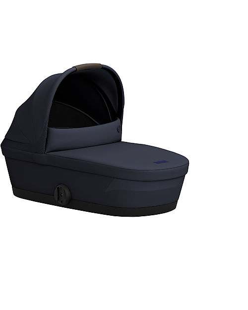 Cybex Navicella Melio - Ocean Blue - Comoda e Facile da Trasportare Carrozzine e Navicelle