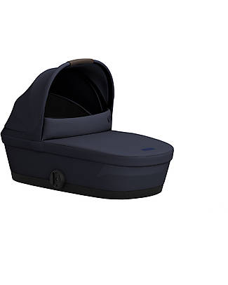 Cybex Navicella Melio - Ocean Blue - Comoda e Facile da Trasportare Carrozzine e Navicelle