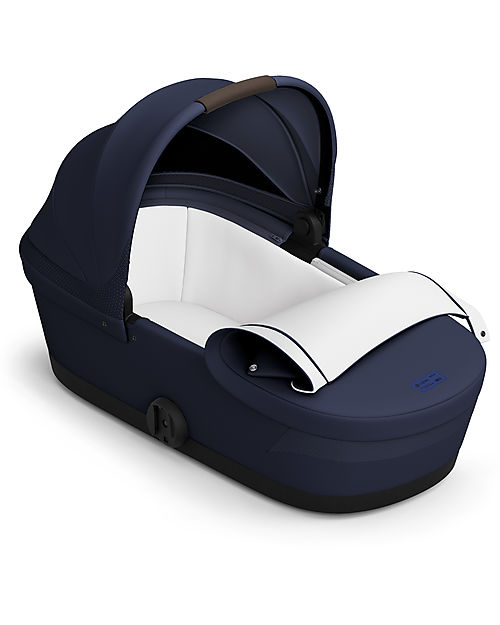 Cybex Navicella Melio - Ocean Blue - Comoda e Facile da Trasportare Carrozzine e Navicelle