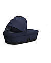 Cybex Navicella Melio - Ocean Blue - Comoda e Facile da Trasportare Carrozzine e Navicelle