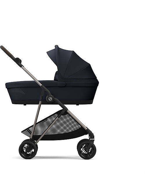 Cybex Navicella Melio - Ocean Blue - Comoda e Facile da Trasportare Carrozzine e Navicelle