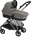 Cybex Navicella Melio - Soho Grey - Comodità Urbana Carrozzine e Navicelle