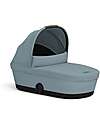 Cybex Navicella Melio - Stormy Blue - Comoda e Facile da Trasportare Carrozzine e Navicelle