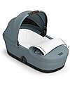 Cybex Navicella Melio - Stormy Blue - Comoda e Facile da Trasportare Carrozzine e Navicelle