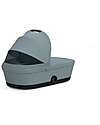 Cybex Navicella Melio - Stormy Blue - Comoda e Facile da Trasportare Carrozzine e Navicelle