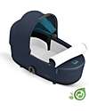 Cybex Navicella Mios Lux  - Dark Navy Blue - Stile Urbano! -  Collezione Conscious Tessuto Realizzato con 21 Bottoglie di Plastica Riciclate Carrozzine e Navicelle