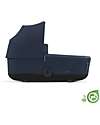 Cybex Navicella Mios Lux  - Dark Navy Blue - Stile Urbano! -  Collezione Conscious Tessuto Realizzato con 21 Bottoglie di Plastica Riciclate Carrozzine e Navicelle