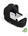 Cybex Navicella Mios Lux  - Onyx Black - Stile Urbano! -  Collezione Conscious Tessuto Realizzato con 21 Bottoglie di Plastica Riciclate Carrozzine e Navicelle