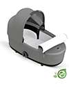 Cybex Navicella Mios Lux  - Pearl Grey - Stile Urbano! -  Collezione Conscious Tessuto Realizzato con 21 Bottoglie di Plastica Riciclate Carrozzine e Navicelle