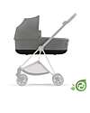 Cybex Navicella Mios Lux  - Pearl Grey - Stile Urbano! -  Collezione Conscious Tessuto Realizzato con 21 Bottoglie di Plastica Riciclate Carrozzine e Navicelle