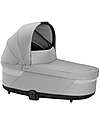 Cybex Navicella S Lux - Lava Grey - Comoda e Facile da Trasportare Carrozzine e Navicelle