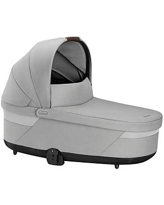 Cybex Navicella S Lux - Lava Grey - Comoda e Facile da Trasportare Carrozzine e Navicelle