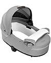 Cybex Navicella S Lux - Lava Grey - Comoda e Facile da Trasportare Carrozzine e Navicelle