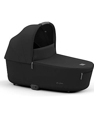 Cybex OUTLET - Lux Carrycot for Priam or E-Priam Stroller - Sepia Black - Memory Foam Mattress Pram Systems