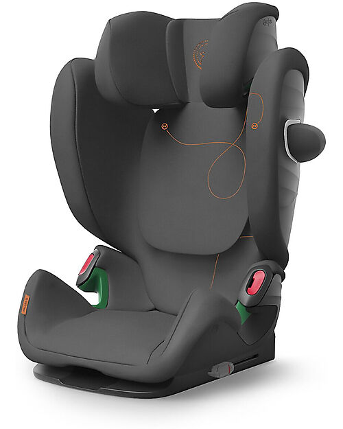 Cybex OUTLET - Seggiolino Auto Pallas G i-Size - Lava Grey/Mid Grey - con Cuscino di Sicurezza Avanzata - Gruppo 1/2/3 - Pezzo di Showroom Seggiolini Auto Gruppo 1/2/3