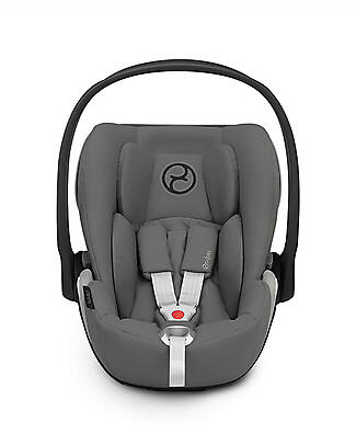 Cybex OUTLET - Seggiolino Auto per Neonati Cloud Z i-Size - Soho Grey - Reclinabile con Rotazione 180° - Pezzo di Showroom Seggiolini Auto Gruppo 0+/1