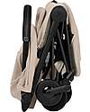 Cybex Passeggino 2 in 1 Coya con Navicella - Cozy Beige - Telaio Matt Black - dalla Nascita ai 4 anni Passeggini Leggeri