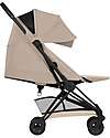 Cybex Passeggino 2 in 1 Coya con Navicella - Cozy Beige - Telaio Matt Black - dalla Nascita ai 4 anni Passeggini Leggeri