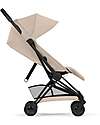 Cybex Passeggino 2 in 1 Coya con Navicella - Cozy Beige - Telaio Matt Black - dalla Nascita ai 4 anni Passeggini Leggeri