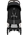 Cybex Passeggino 2 in 1 Coya con Navicella - Sepia Black - Tela io Rosegold - dalla Nascita ai 4 anni Passeggini Leggeri