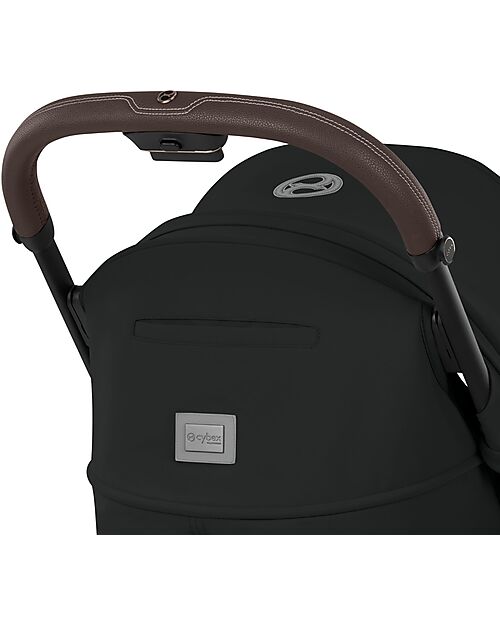 Cybex Passeggino 2 in 1 Coya con Navicella - Sepia Black - Tela io Rosegold - dalla Nascita ai 4 anni Passeggini Leggeri