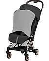 Cybex Passeggino 2 in 1 Coya con Navicella - Sepia Black - Tela io Rosegold - dalla Nascita ai 4 anni Passeggini Leggeri