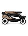 Cybex Passeggino Agis - Almond Beige - Telaio Nero - dai 6 mesi ai 4 anni - Compatibile con il Bagaglio a Mano Passeggini Leggeri
