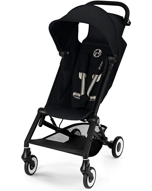 Cybex Passeggino Agis - Magic Black - Telaio Nero - dai 6 mesi ai 4 anni - Compatibile con il Bagaglio a Mano Passeggini Leggeri