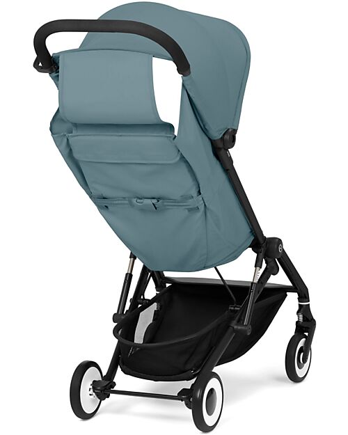 Cybex Passeggino Agis - Stormy Blue - Telaio Nero - dai 6 mesi ai 4 anni - Compatibile con il Bagaglio a Mano Passeggini Leggeri