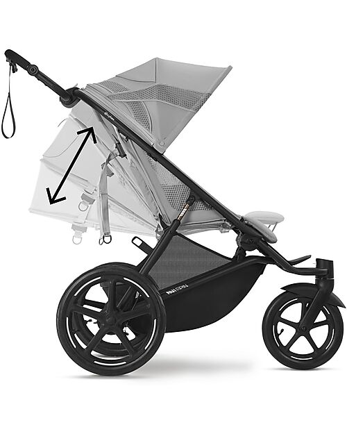 Cybex Passeggino Avi Spin - Fog Grey - Tre Ruote All-Terrain Passeggini Classici