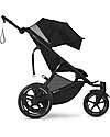 Cybex Passeggino Avi Spin - Moon Black - Tre Ruote All-Terrain Passeggini Classici