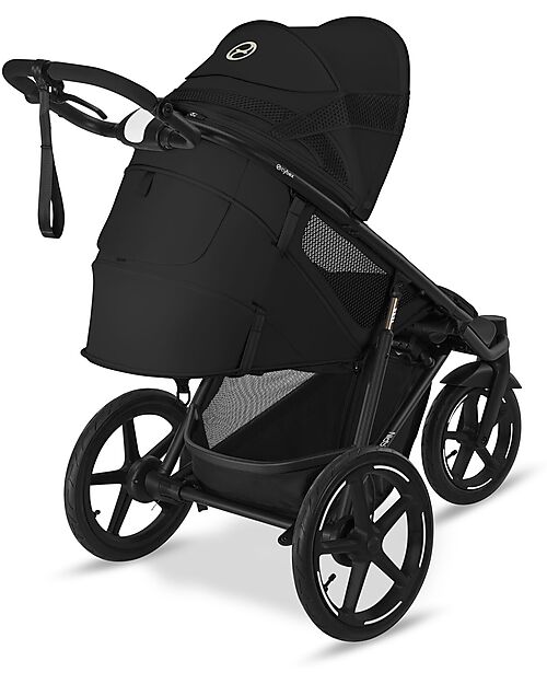 Cybex Passeggino Avi Spin - Moon Black - Tre Ruote All-Terrain Passeggini Classici