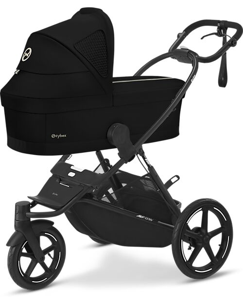 Cybex Passeggino Avi Spin - Moon Black - Tre Ruote All-Terrain Passeggini Classici