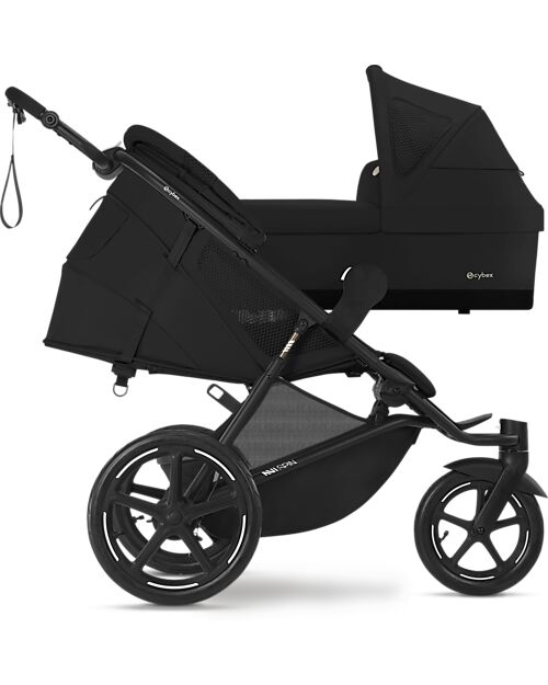 Cybex Passeggino Avi Spin - Moon Black - Tre Ruote All-Terrain Passeggini Classici