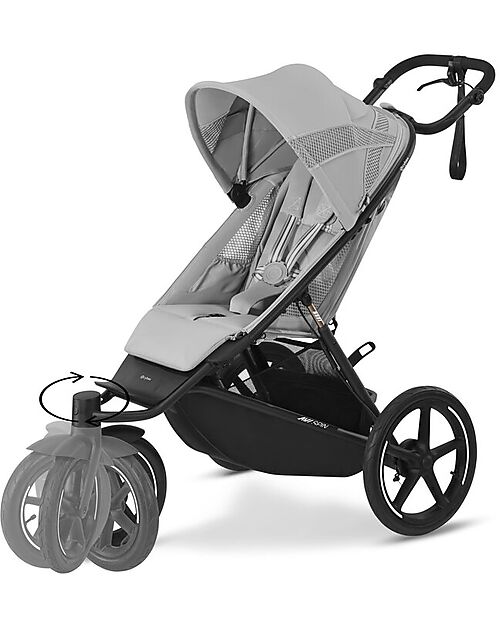 Cybex Passeggino Avi Spin - Moss Green - Tre Ruote All-Terrain Passeggini Classici