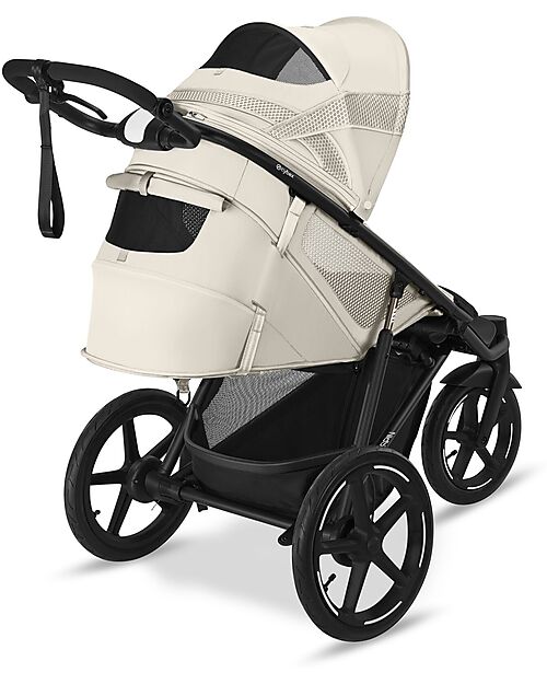 Cybex Passeggino Avi Spin - Seashell Beige - Tre Ruote All-Terrain Passeggini Classici