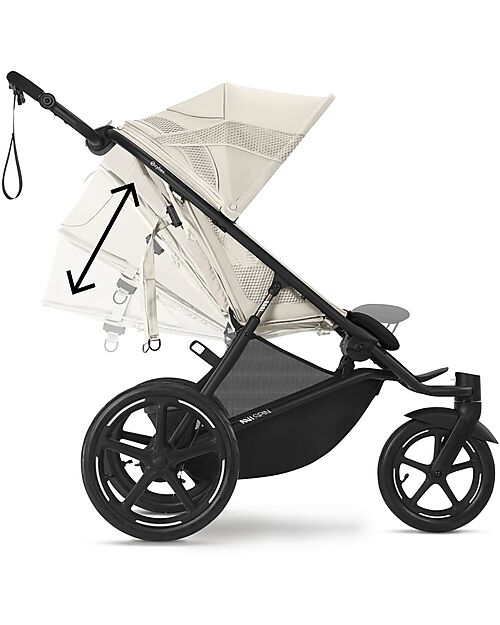 Cybex Passeggino Avi Spin - Seashell Beige - Tre Ruote All-Terrain Passeggini Classici