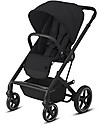 Cybex Passeggino Balios Lux S - Deep Black - Comodo dalla Nascita! Passeggini Classici
