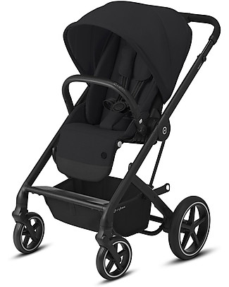 Cybex Passeggino Balios Lux S - Deep Black - Comodo dalla Nascita! Passeggini Classici