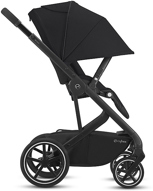 Cybex Passeggino Balios Lux S - Deep Black - Comodo dalla Nascita! Passeggini Classici