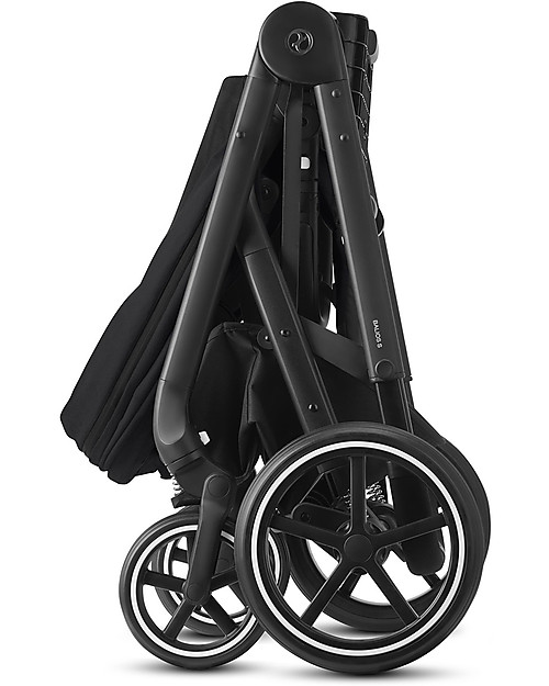 Cybex Passeggino Balios Lux S - Deep Black - Comodo dalla Nascita! Passeggini Classici