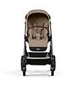 Cybex Passeggino Balios S Lux - Almond Beige - Telaio Tortora - dalla Nascita ai 4 anni Passeggini Classici