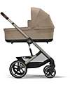 Cybex Passeggino Balios S Lux - Almond Beige - Telaio Tortora - dalla Nascita ai 4 anni Passeggini Classici