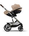 Cybex Passeggino Balios S Lux - Almond Beige - Telaio Tortora - dalla Nascita ai 4 anni Passeggini Classici