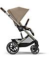 Cybex Passeggino Balios S Lux - Almond Beige - Telaio Tortora - dalla Nascita ai 4 anni Passeggini Classici