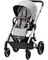 Cybex Passeggino Balios S Lux - Argento-Lava Grey - dalla Nascita ai 4 Anni Passeggini Classici