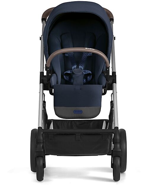 Cybex Passeggino Balios S Lux - Argento-Ocean Blue - dalla Nascita ai 4 Anni Passeggini Classici